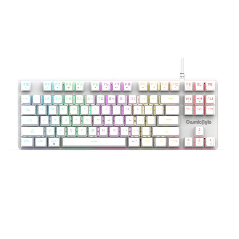 Cosmic Byte Firefly White RGB Keyboard