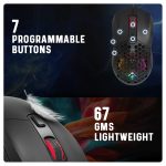 Cosmic Byte Firestorm RGB Black Gaming Mouse 1