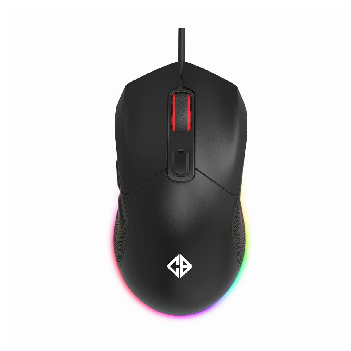 Cosmic Byte Firestorm RGB Black Gaming Mouse Customizable DPI (Black)