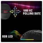 Cosmic Byte Firestorm RGB Black Gaming Mouse 3