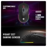 Cosmic Byte Firestorm RGB Black Gaming Mouse 4