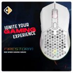 Cosmic Byte Firestorm RGB White Gaming Mouse 1