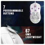 Cosmic Byte Firestorm RGB White Gaming Mouse 2