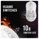 Cosmic Byte Firestorm RGB White Gaming Mouse 3