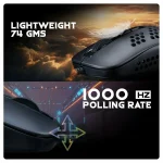 Cosmic Byte Firestorm RGB White Gaming Mouse 3