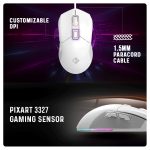 Cosmic Byte Firestorm RGB White Gaming Mouse 5
