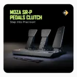 Cosmic Byte Moza SR-P Pedals (Throttle + Brake Pedal) No Clutch- Sold Separately