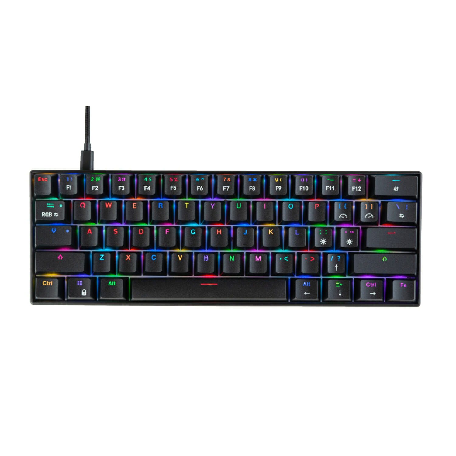 Cosmic Byte Themis Mechanical Keyboard CB‑GK‑21 with Hot‑Swappable Outemu Red Switches & Software