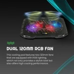 Cosmic Byte Wind RGB Laptop Cooling Pad 3