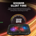 Cosmic Byte Wind RGB Laptop Cooling Pad 6