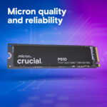 Crucial P510 1TB NVME Gen5 SSD - Image 3