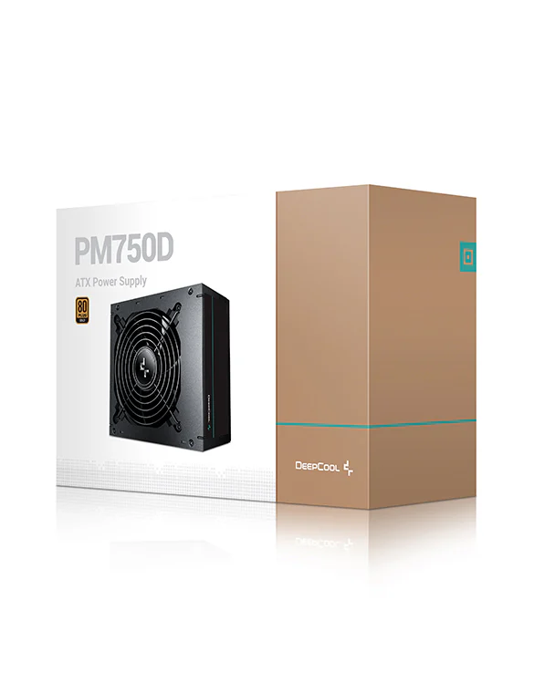 Deepcool PM750D – 750 W 80 Plus Gold Non‑Modular PSU with Full‑Bridge LLC & DC‑DC Topology