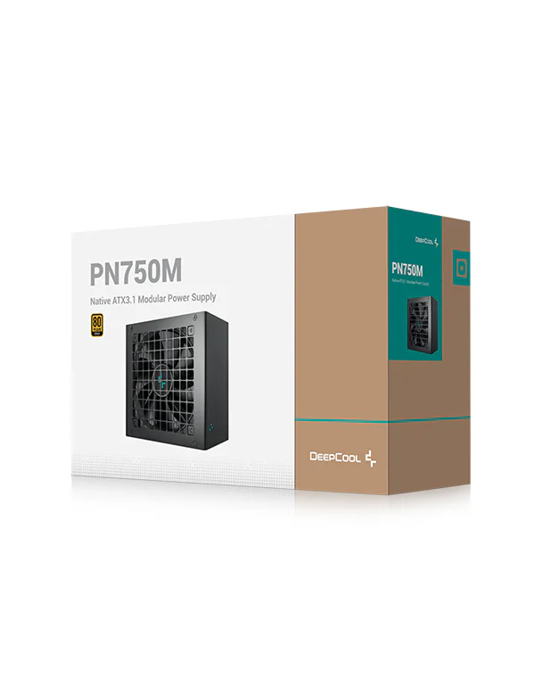 Deepcool PN750M 750 W 80 Plus Gold Semi‑Modular Power Supply – Full‑Bridge LLC