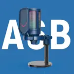FIFINE AmpliGame A6V USB Microphone with Volume Dial, Mute Button & RGB for Gaming on PC/Laptop/PS4/5 Blue