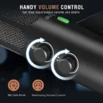 FIFINE AmpliTank Tank3 USB/XLR Dynamic Mic with I/O Control & Quick-mute In Type-C, Built-in Pop Filter & Hefty All-metal Body