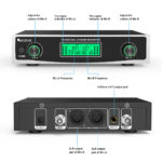 FIFINE K040 Dual Wireless Handheld Microphones System with Individual Balance XLR Output