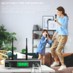 FIFINE K040 Dual Wireless Handheld Microphones System with Individual Balance XLR Output