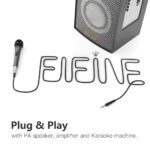 FIFINE K6 Dynamic Handheld Microphone Plug & Play on Speaker for Karaoke, Presentation