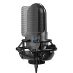 Fifine K726 Cardioid Condenser Microphone with XLR Output, Shock Mount, Pop Filter and Noise Reduction for Professional Studio Recording, Gaming, Streaming and Podcasts.
