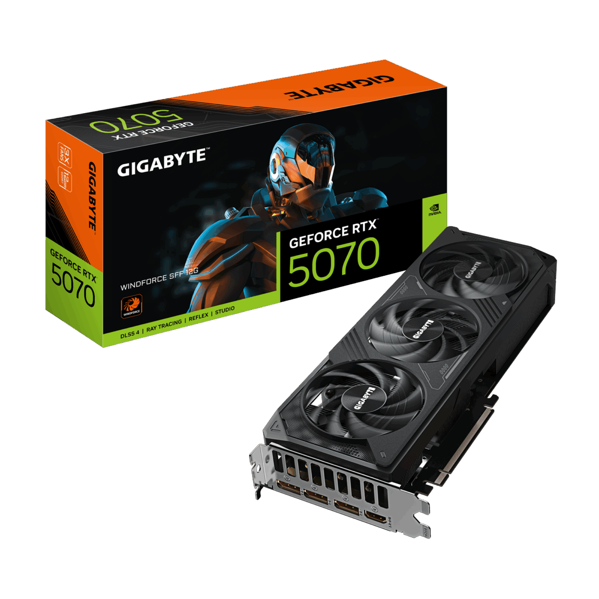 Gigabyte RTX 5070 Windforce SFF 12GB Graphics Card - Image 1