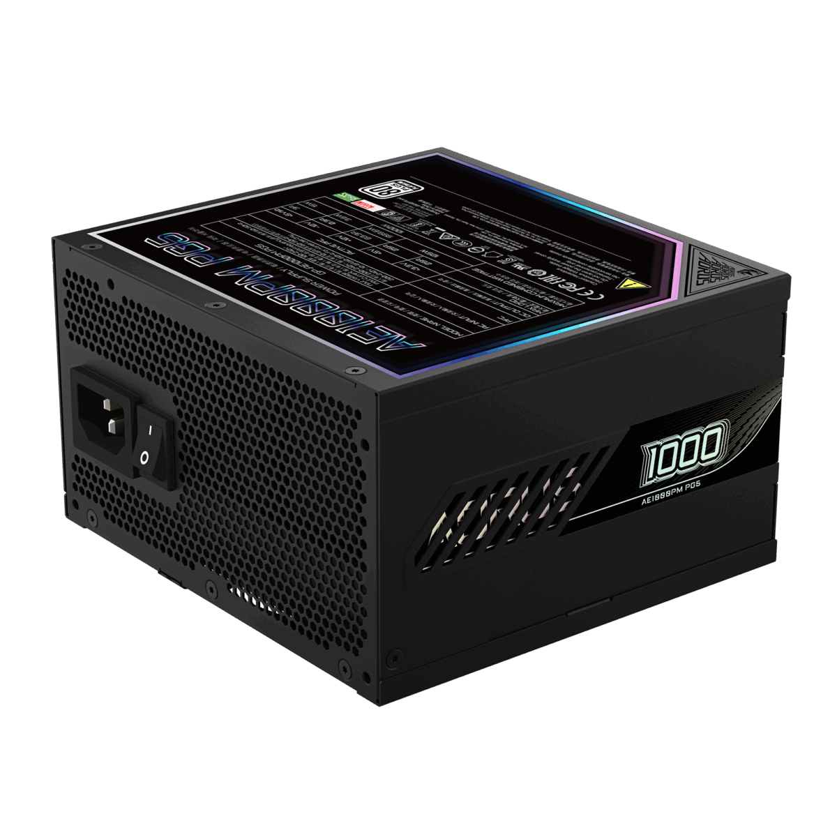 Gigabyte Aorus Elite P1000W 80 Plus Platinum Modular PCIe 5.0 Ice Power Supply (GP-AE1000PM PG5 ICE) - Image 2