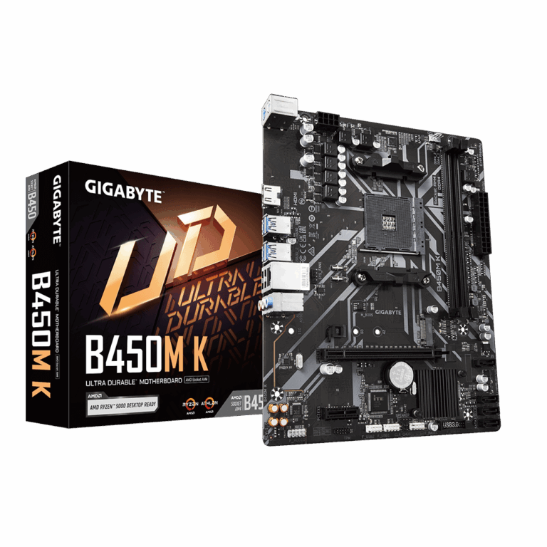 Gigabyte B450M K Ultra Durable Motherboard 6