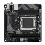 Gigabyte B650I AX Mini-ITX Motherboard – AM5 Socket, Ryzen 7000/8000/9000 Support, DDR5, PCIe 4.0 M.2, Wi-Fi 6E, 2.5GbE LAN, HDMI/DP, Smart Fan 6, Q-Flash Plus - Image 2