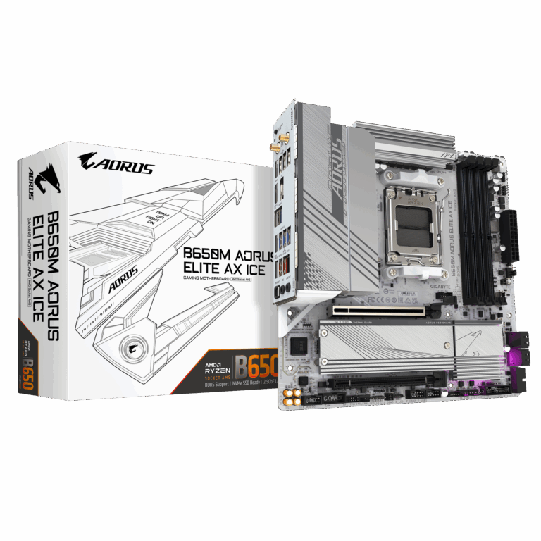 Gigabyte B650M Aorus Elite AX ICE AM5 Motherboard