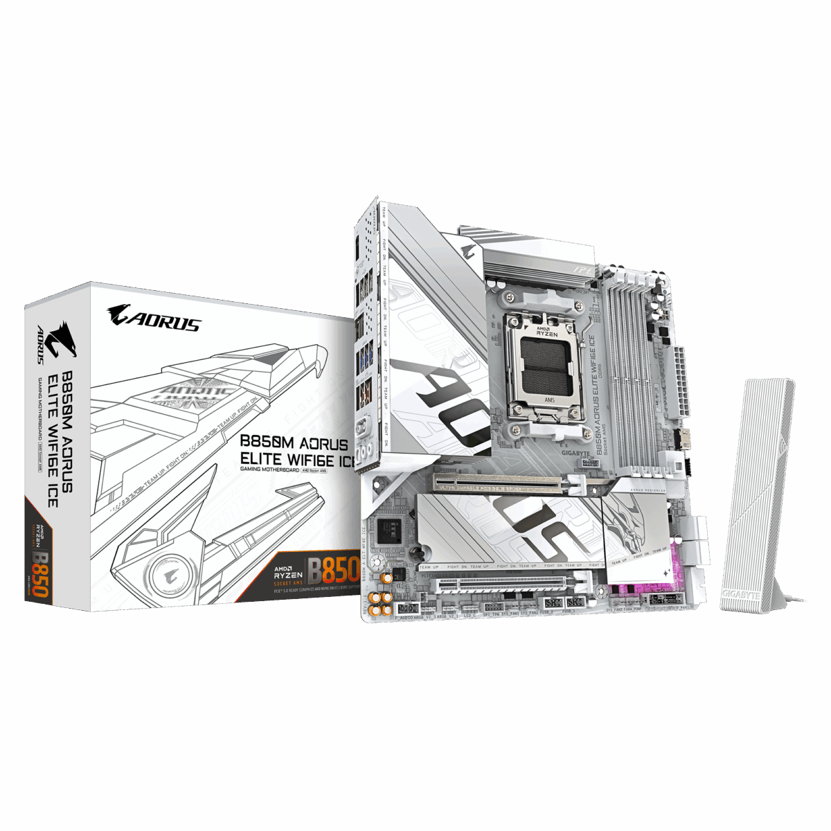 Gigabyte B850M Aorus Elite WiFi6E ICE Motherboard