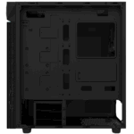 Gigabyte C200G Case with Tempered Side Glass Panel and Front RGB Light on Black Tempered Glass at Front Panel - Image 6