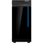 Gigabyte C200G Case with Tempered Side Glass Panel and Front RGB Light on Black Tempered Glass at Front Panel - Image 5