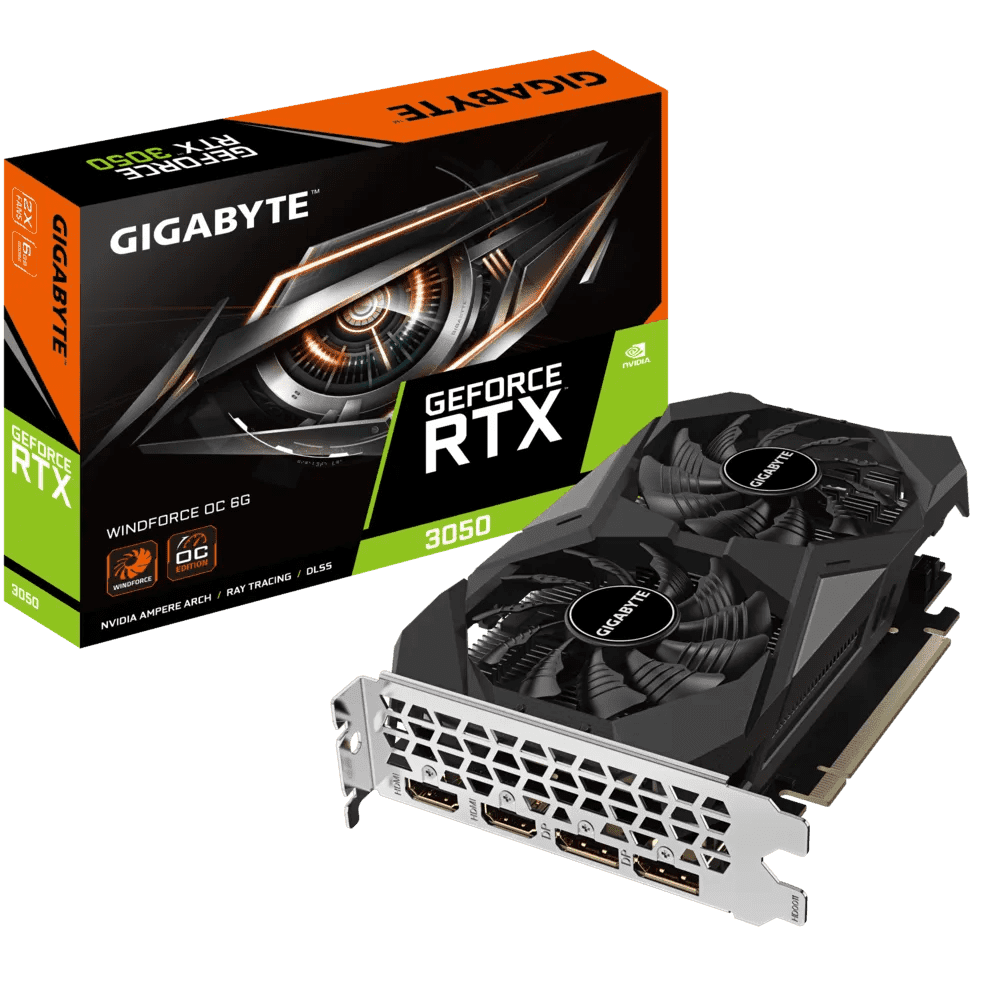 Gigabyte GeForce RTX 3050 WindForce OC 6GB Graphics Card Sealed Pack,New