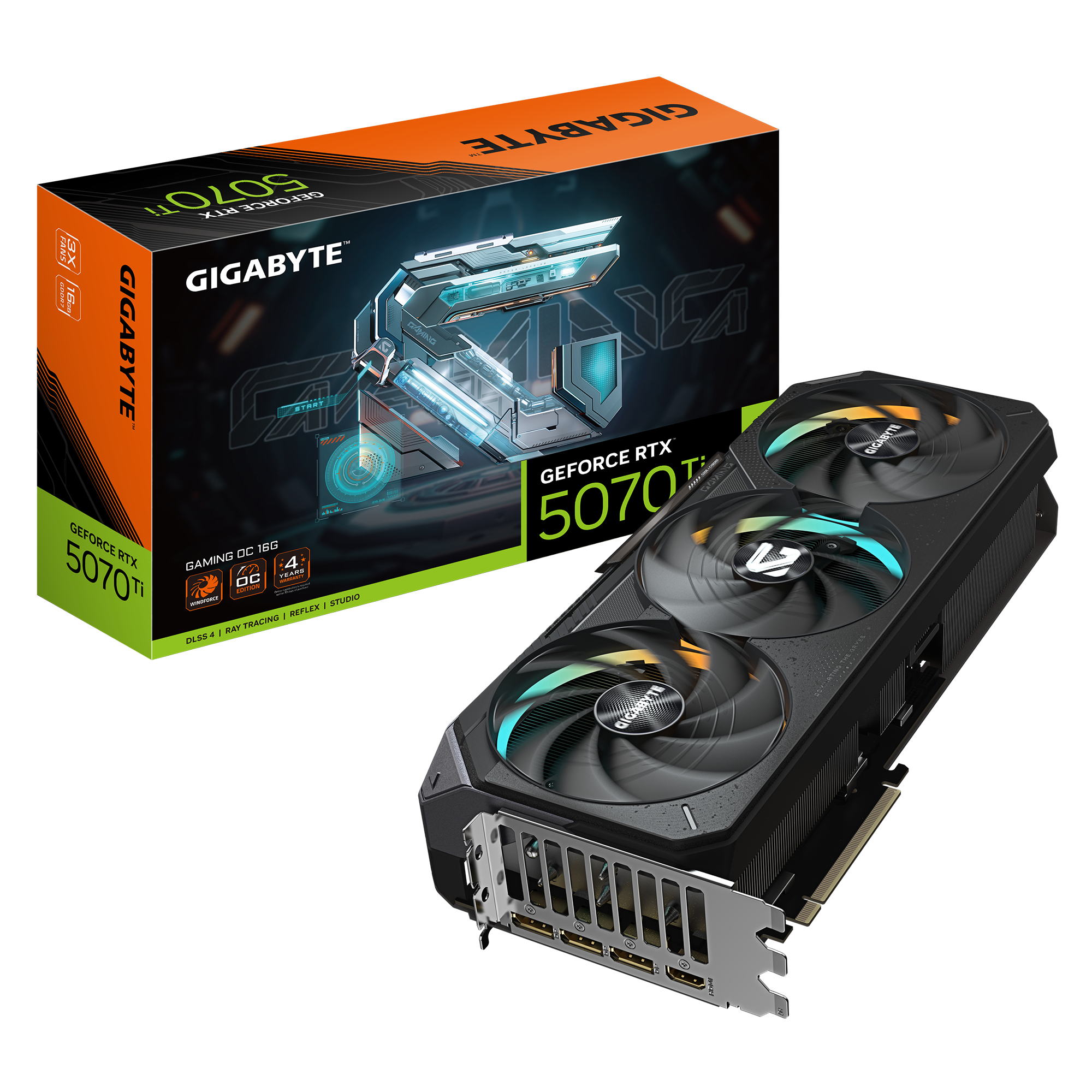 Gigabyte GeForce RTX 5070 Ti Gaming OC 16GB GDDR6 Graphics Card | DLSS 3.5, Ray Tracing & Triple-Fan
