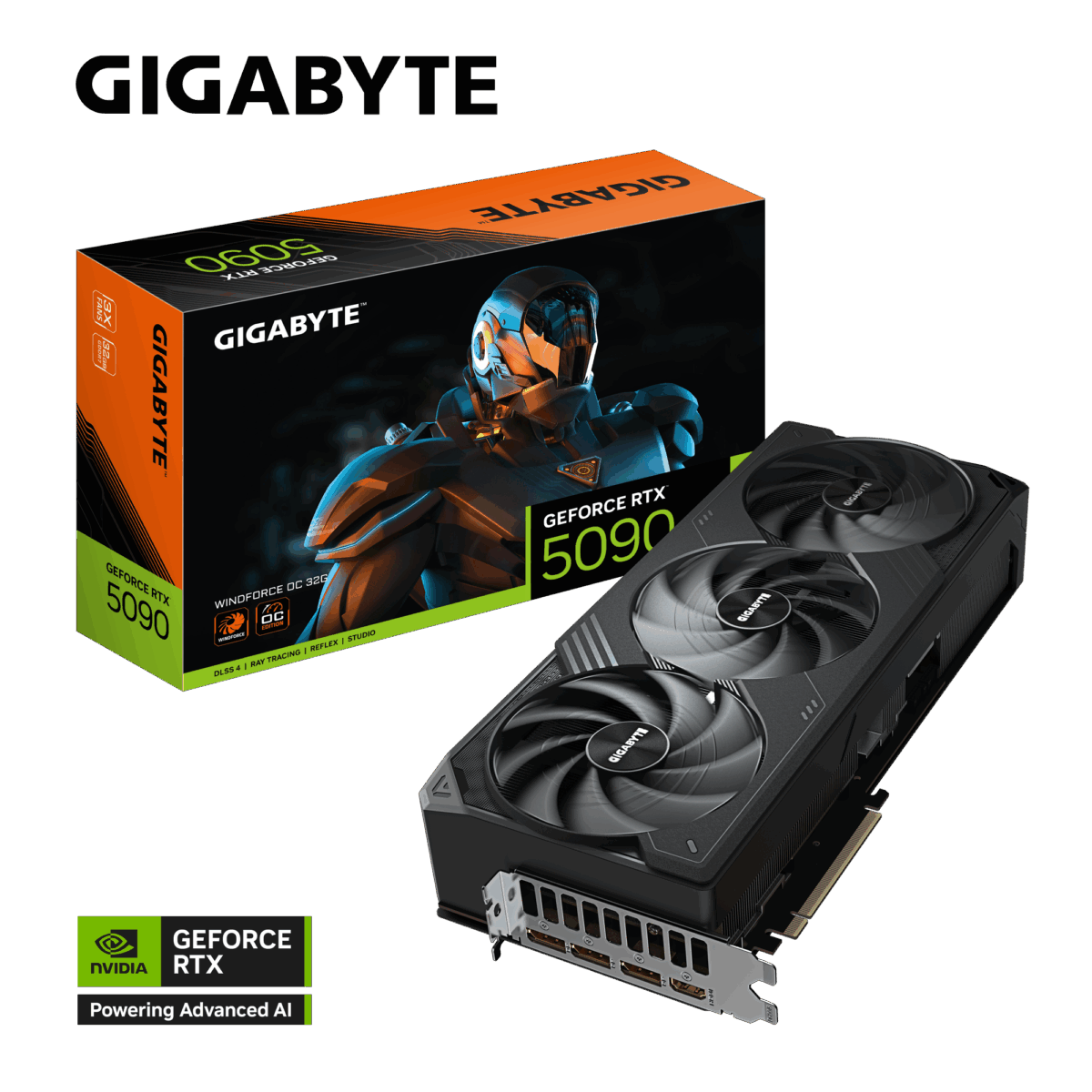 Gigabyte GeForce RTX 5090 Windforce OC 32G Graphics Card