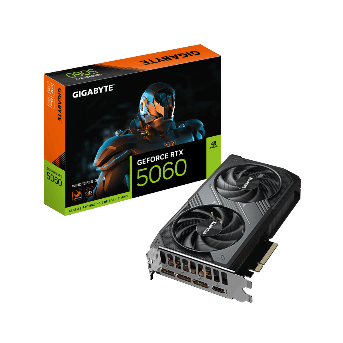 Gigabyte RTX 5060 Windforce OC 8GB Graphics Card