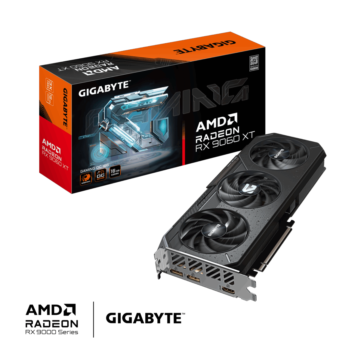 Gigabyte Radeon RX 9060XT 16GB Gaming OC Graphics Card 9060 xt