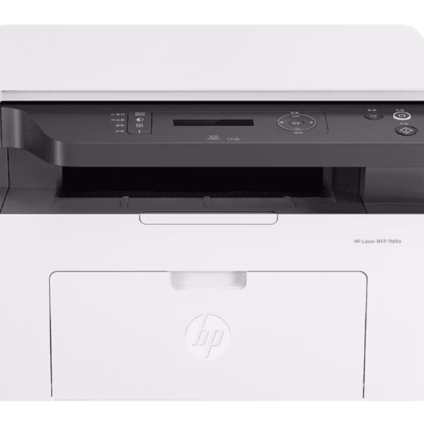 HP Laser MFP 1188a, Print, Copy, Scan, Hi-Speed USB 2.0, Up to 21 ppm, 150-sheet Input Tray, 100-sheet Output Tray, 10,000-page Duty Cycle, 1-Year Warranty, Black and White, 715A2A