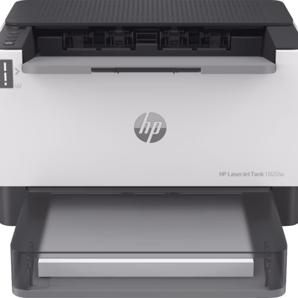 HP Laserjet Tank 1020w Printer, Wireless, Print, Hi-Speed USB 2.0, Bluetooth LE, Up to 22 ppm, 150-sheet Input Tray, 100-sheet Output Tray, 25,000-page Duty Cycle, Black and White, 381V6A