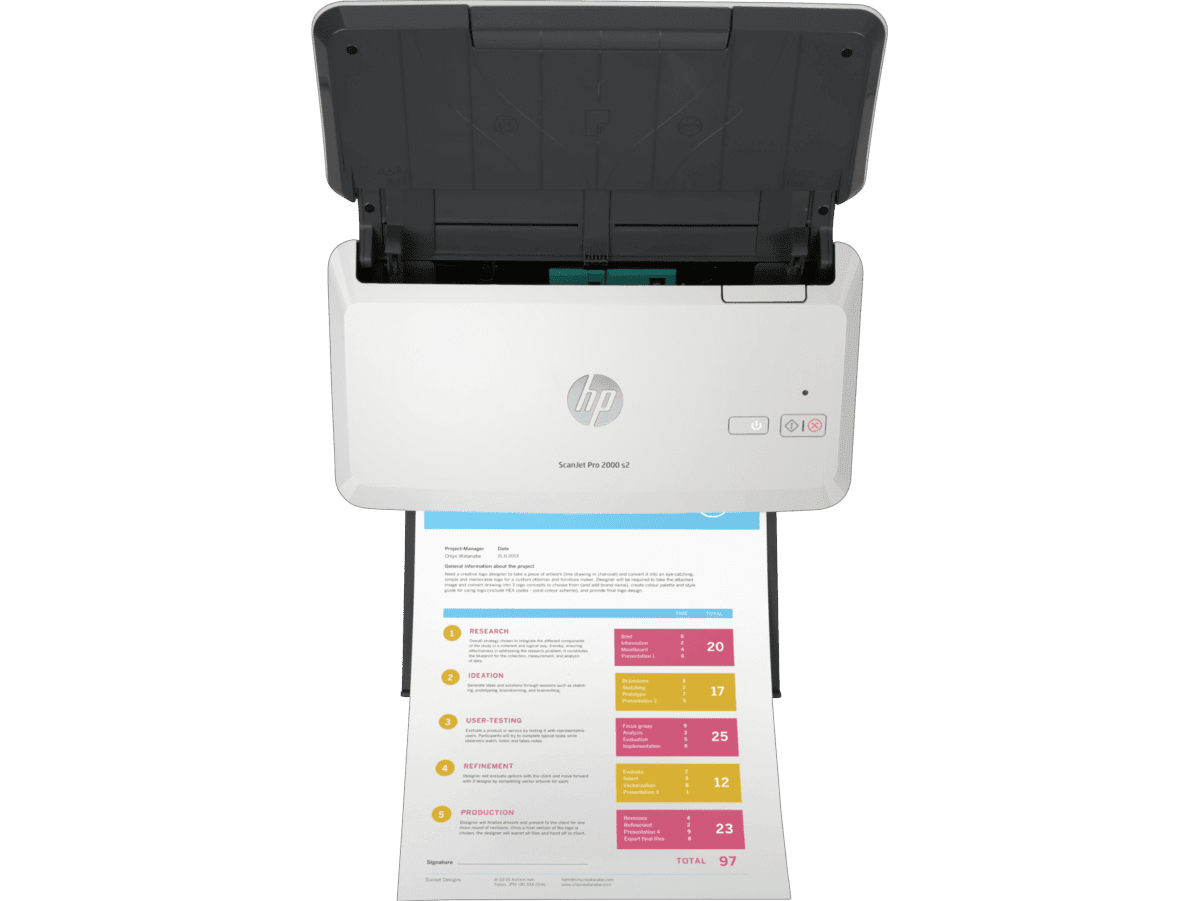 HP ScanJet Pro 2000 s2 Sheet-Feed Document Scanner