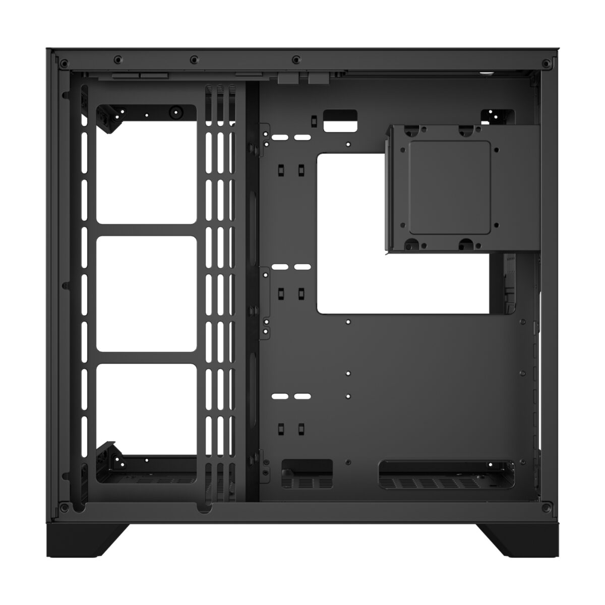 ICEMASTER Dynamite XL Mid-Tower Computer Case/Gaming Cabinet - Black (7 Argb Fans) | Support EATX,ATX, Micro-ATX, Mini-ITX | Pre-Installed 3 Side Fans, 1 Rear Fan & 3 Bottom Fans - Image 3