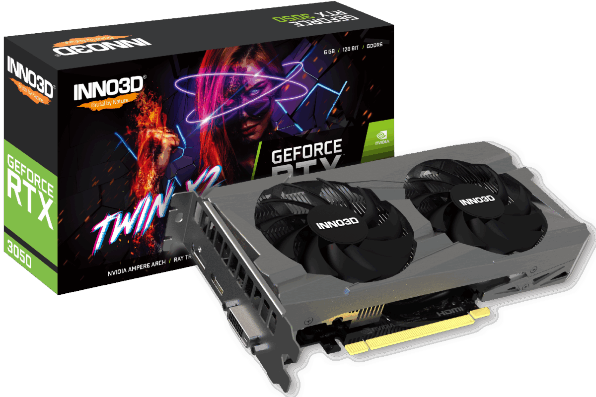 INNO3D GeForce RTX™ 3050 6GB Twin X2