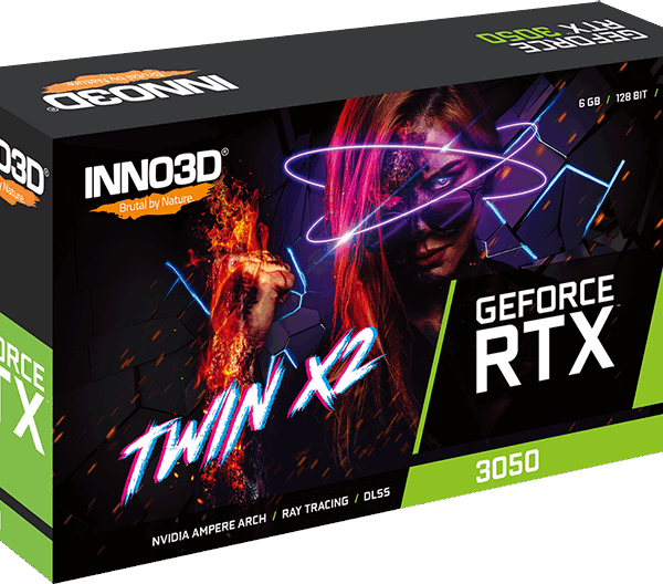 INNO3D GeForce RTX™ 3050 6GB Twin X2
