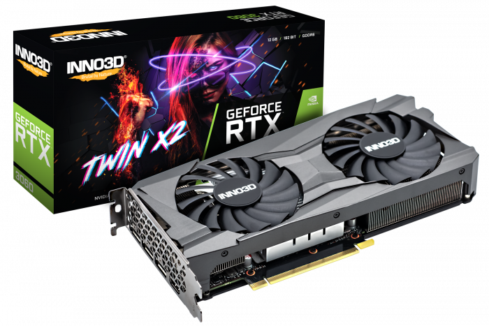 INNO3D 12GB GeForce RTX 3060 Twin X2 Graphics Card