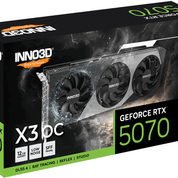 INNO3D 12GB GeForce RTX 5070 X3 OC Graphics Card