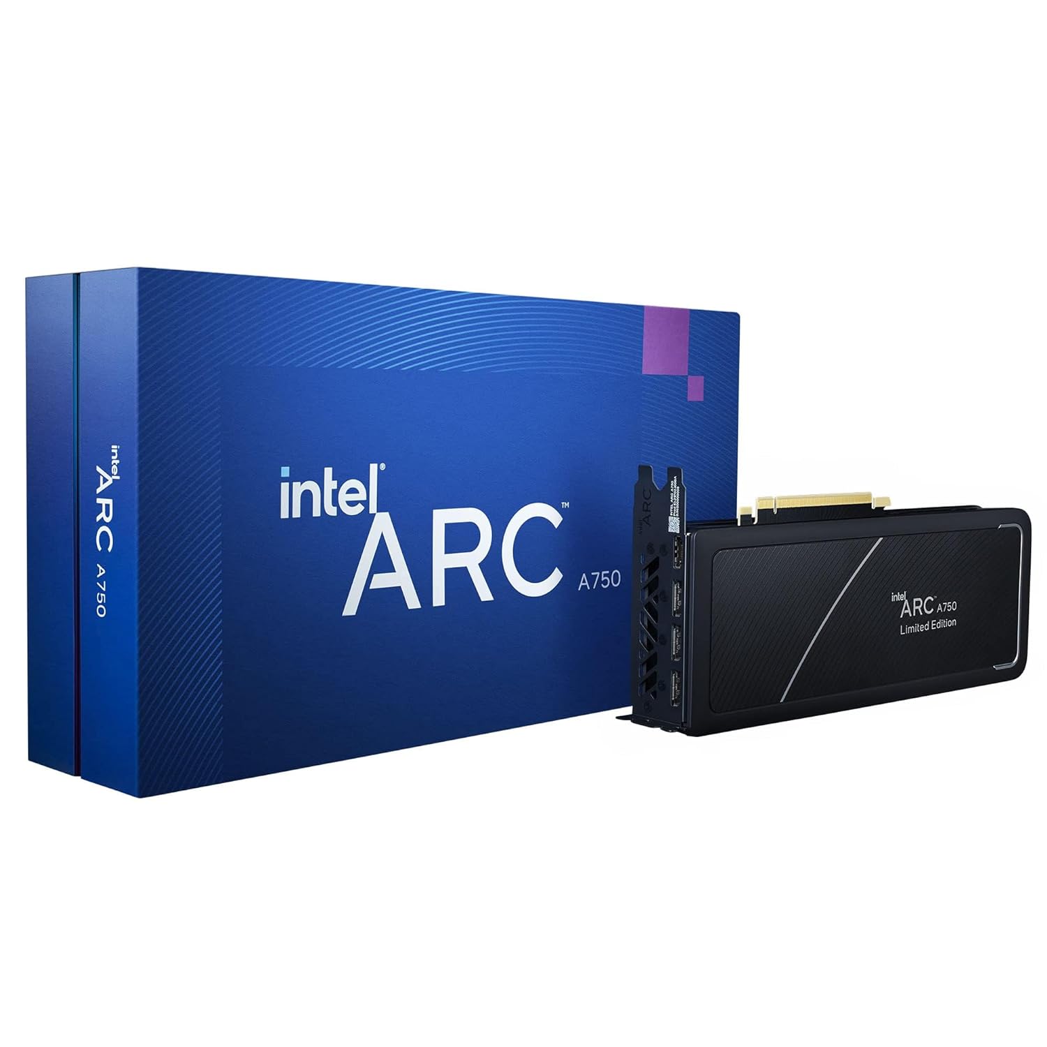 Intel Arc A750 8 GB GDDR6 Graphics Card PCIe 4.0 x16, DDR5 | 28 Xe Cores, AV1 & XeSS, Ray Tracing