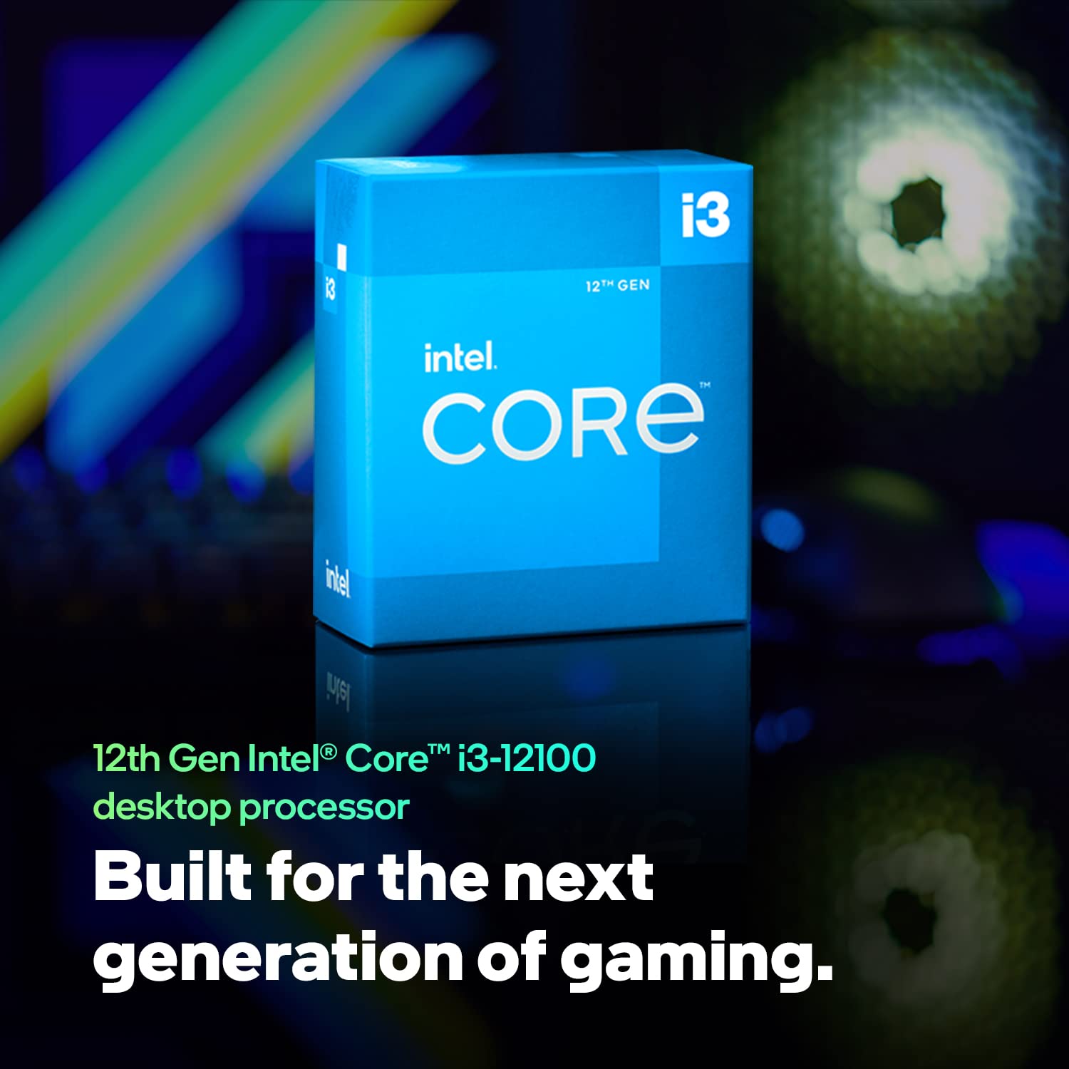 Intel Core i3-12100 12th Gen Processor 4 Cores, 8 Threads Up to 4.3GHz Turbo | LGA1700