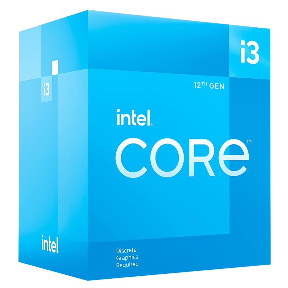 Intel Core i3-12100F 12th Gen Processor 4 Cores, 8 Threads Up to 4.3GHz Turbo | LGA1700