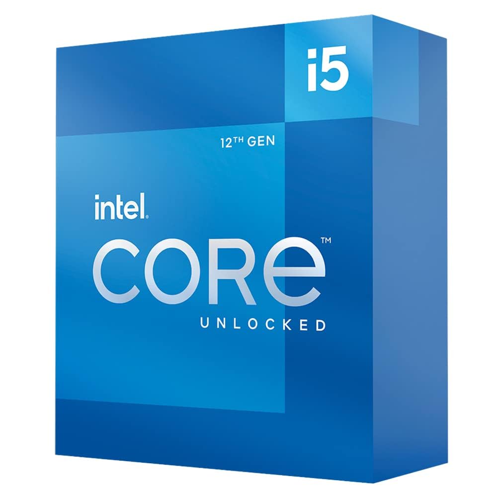 Intel Core i5-12600K 12th Gen Unlocked Processor 10 Cores (6P+4E), 16 Threads | LGA1700