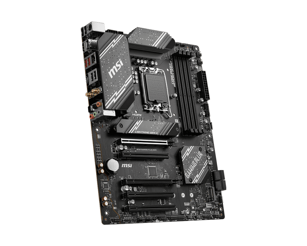 MSI B760 Gaming Plus WiFi DDR5 ATX Motherboard – LGA1700, DDR5 | PCIe 4.0, Dual M.2, Wi‑Fi 6E, 2.5G LAN
