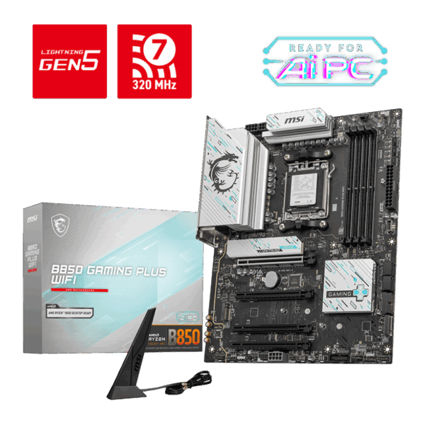 MSI B850 Gaming Plus WiFi AM5 Motherboard